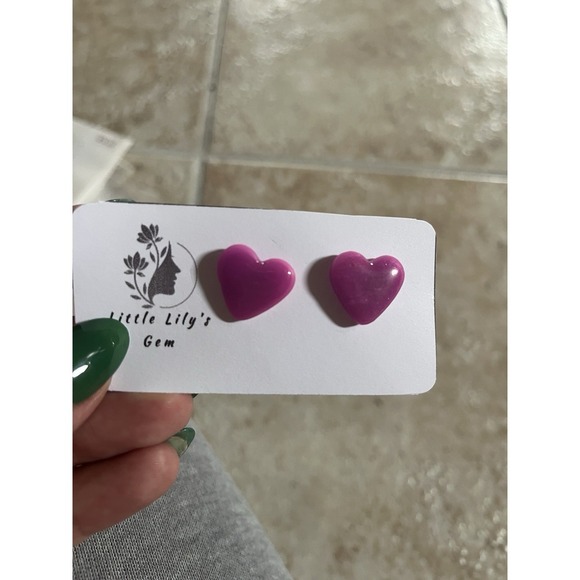 New Handmade Polymer Clay Stud Earrings lot -5 Unique 10 PCs Stainless Steel - Picture 5 of 11